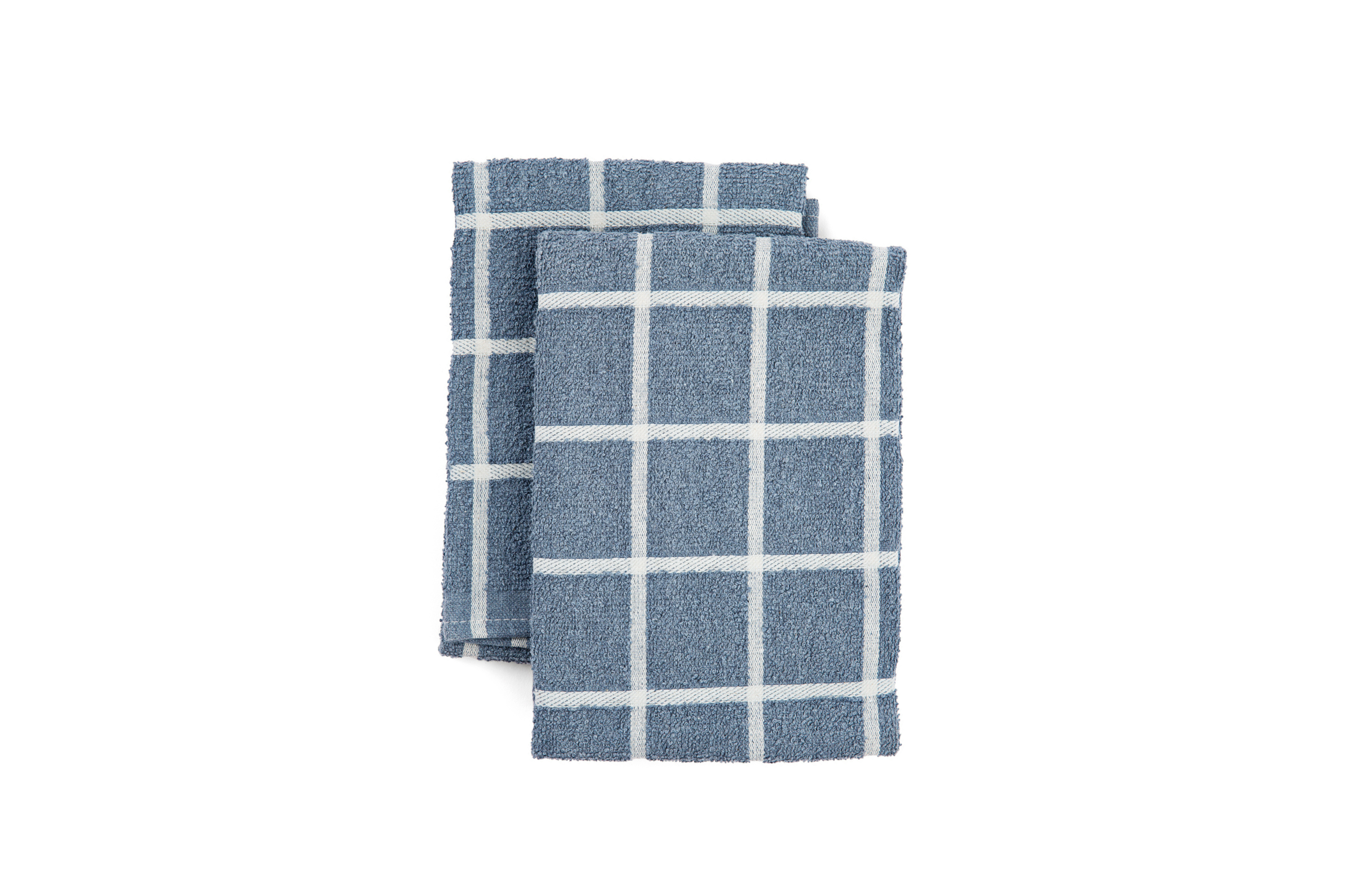 Kitchen Towels, Set of 4 and Set of 2 - Terry Denim Set