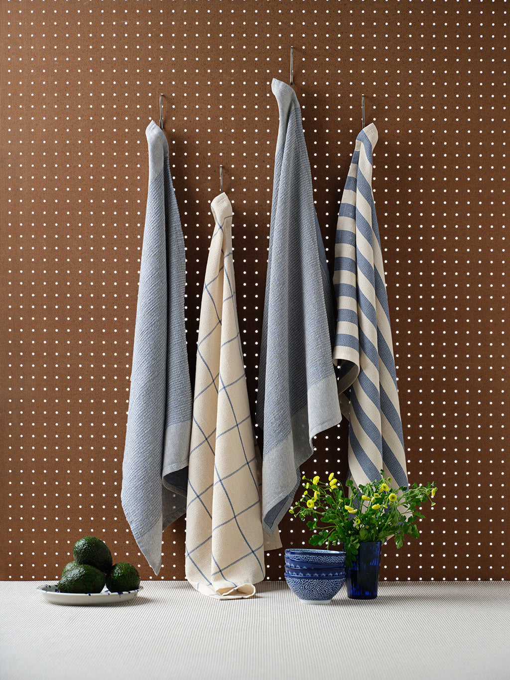 Cotton Kitchen Towels, Set of 4