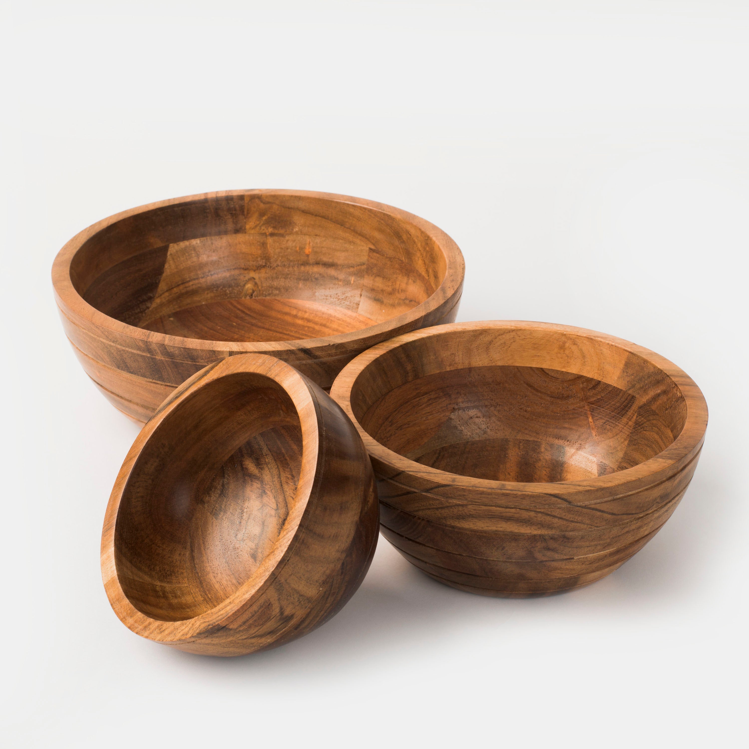 Grava Acacia Wood Bowls