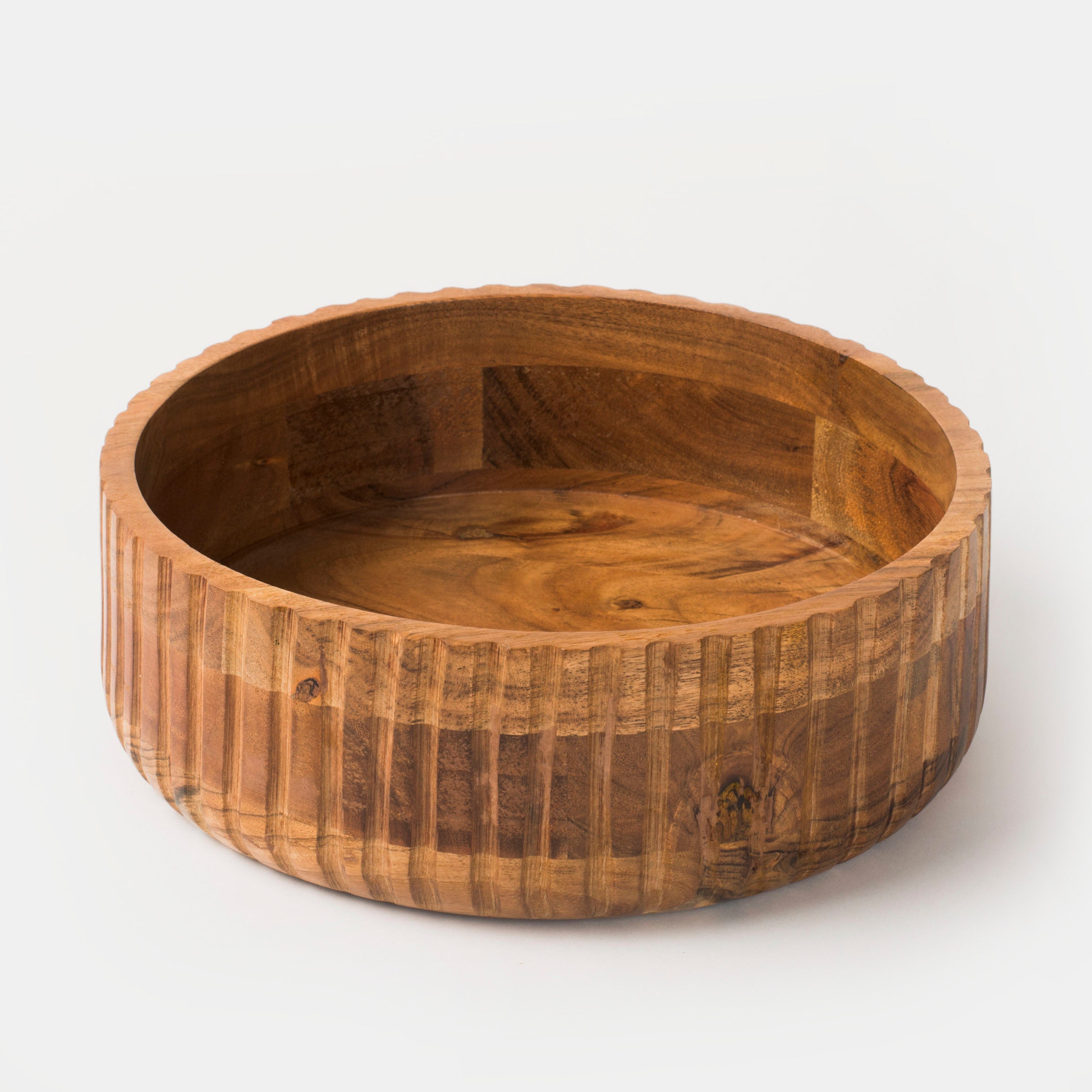 Etta Acacia Wood Bowls