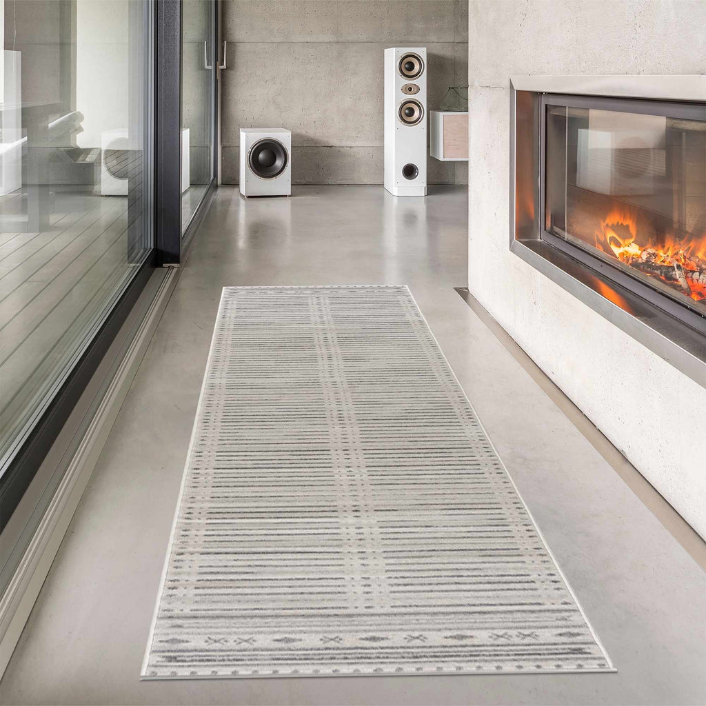 Tigri Aztec Ivory & Gray 2325 Area Rug - Clearance