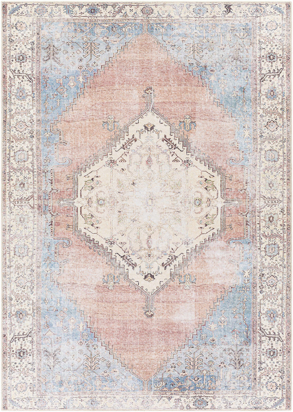 Sacriston Washable Chenille Rug