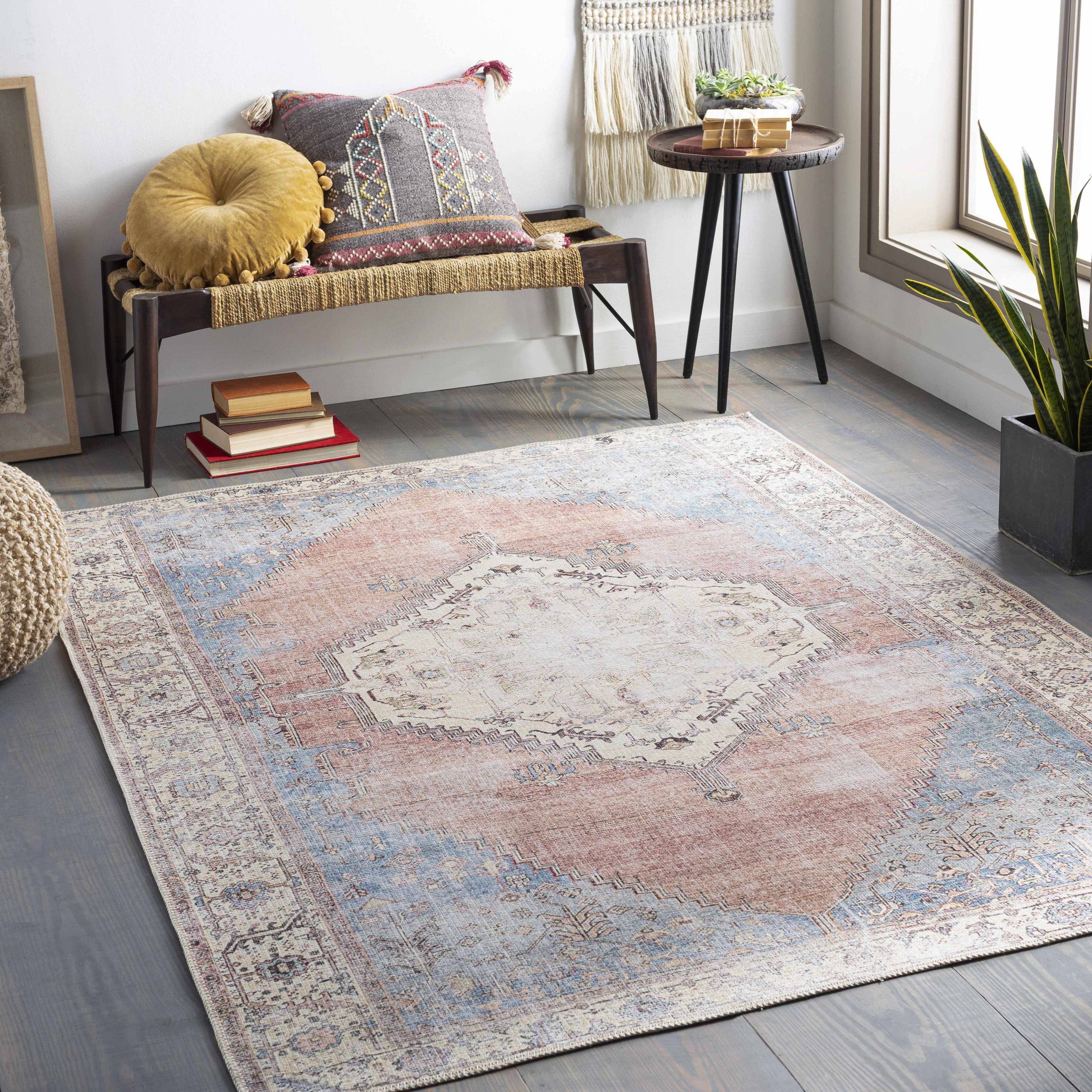 Sacriston Washable Chenille Rug